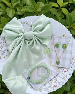 olive green hair accessories combo