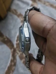 not working  Swiss Time Silver Watch