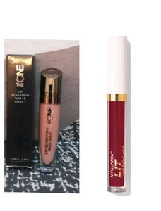 Combo Of Two liquid matte lipstick Dark Pink &Nude