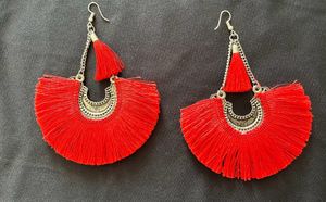 Thread Work Earrings