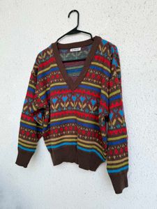 Vintage Patterned Sweater