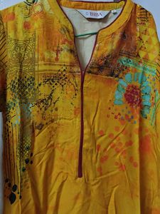 Biba Party Wear Quirky Print Kurta Combo