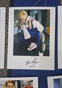 BTS POLOROID WITH SIGNATURE