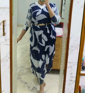 Abstract Print Dress