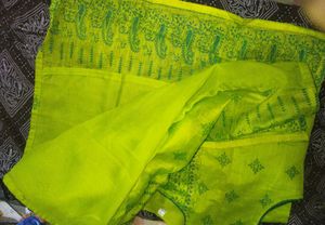 Green &amp; Blue Printed Kurti - XXL