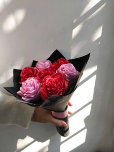 Rose Bouquet - Handmade Fabric Flowers