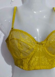 LACE CORSET BRA