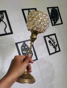 Crystal Ball Candle Stand