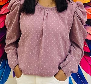 Elegant Puff Sleeve Top