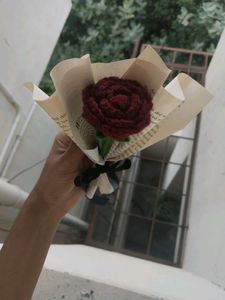 HANDMADE CROCHET ROSE (SINGLE)