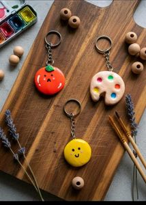 Cute Smiley Face Keychain