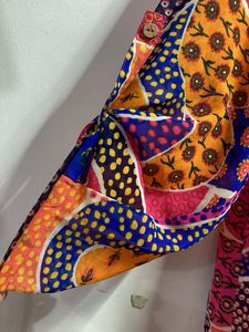 Global desi Multicolor Print Slit Kurta