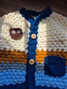Adorable Handmade Baby Cardigan
