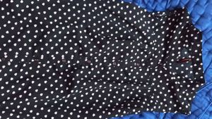 Polka Dot black sleeveless shirt