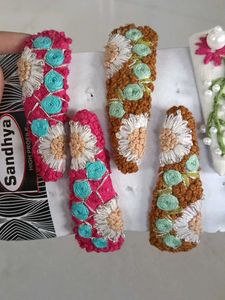 Beautiful Handmade Embroidery Hair Clips