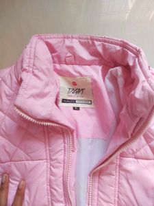 Pink Quilted Puffer Jacket