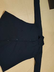 Elegant Navy Blur Shirt
