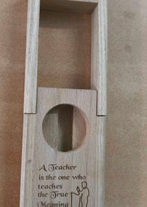 Specialized Wooden Pen Holder For Teacher