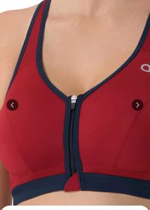 Amante Brand Sports Bra With Front Zip