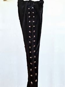 Black Embellishment Legging