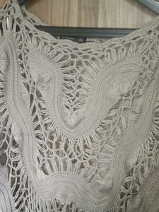 Crochet Knit Top