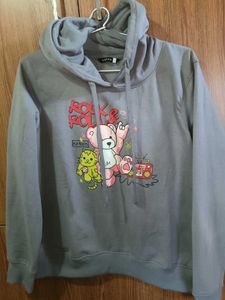 Cute Graphic Print Hoodie