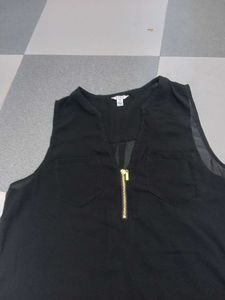 Guess Black Sleeveless Top