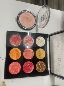 Swiss Beauty Blush &maybline Highlighter