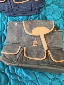 Denim Backpack
