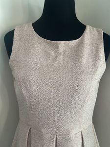 Forever 21 blush metallic Skater Dress