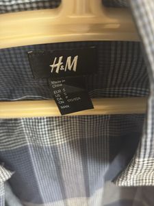 H&amp;M Blue Plaid Shirt