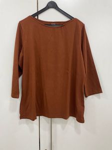 🍂 Thrift Treasure: The Terracotta Dream Top! ✨