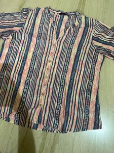 Striped Button Down Shirt