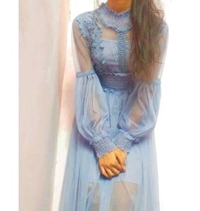 Flowy Blue Dress