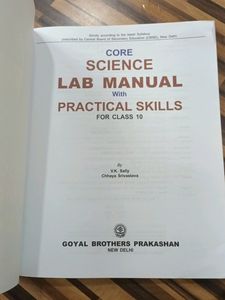 Core Science Lab Manual Class 10th