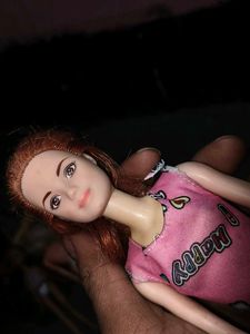 Collectible Doll with Pink Dress