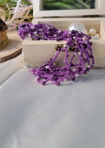 Multilayer Crochet Bead Bracelet