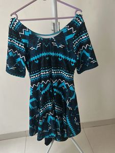 Padded Swimming costume with Attached Short - L