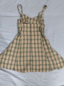 Cute Plaid Mini Dress