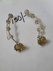 Gold Diamond Earrings
