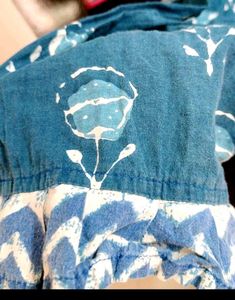 Paisley Print Kurta &amp; Angrakha Kurt