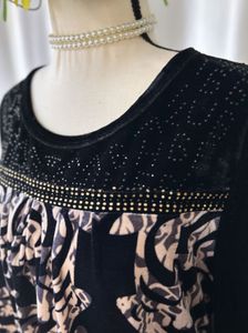 Korean Velvet Dress
