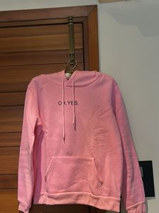 Pink &#39;OH YES&#39; Hoodie - Size M