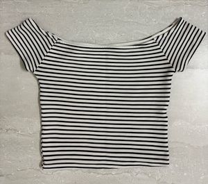 Striped Off-Shoulder Top