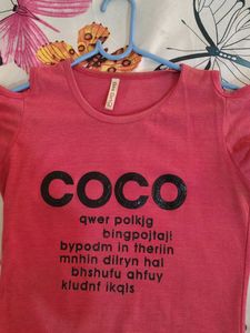 Cute Pink COCO Graphic Tee