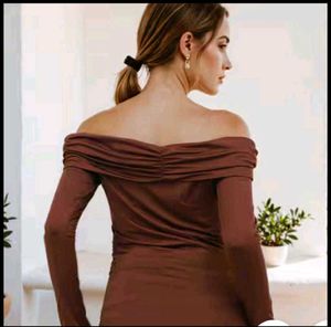 Chic Off-Shoulder Long Sleeve Top