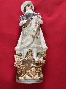 English Lady  Antique Figurine