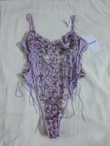 Savana Floral Lace Corset Bodysuit