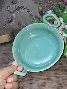 Vintage Aqua Soap Dish