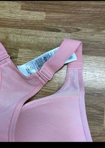 Pink Sports Bra
